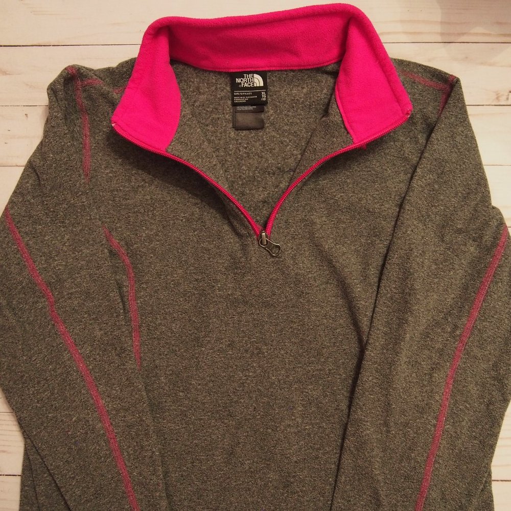 North Face 3/4 Zip Jacket